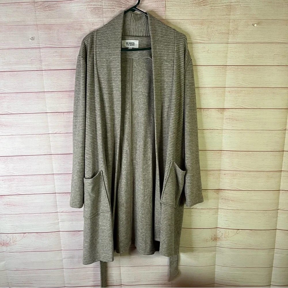 BB Dakota Steven Madden Belted Cardigan Sweater Size‎ Large